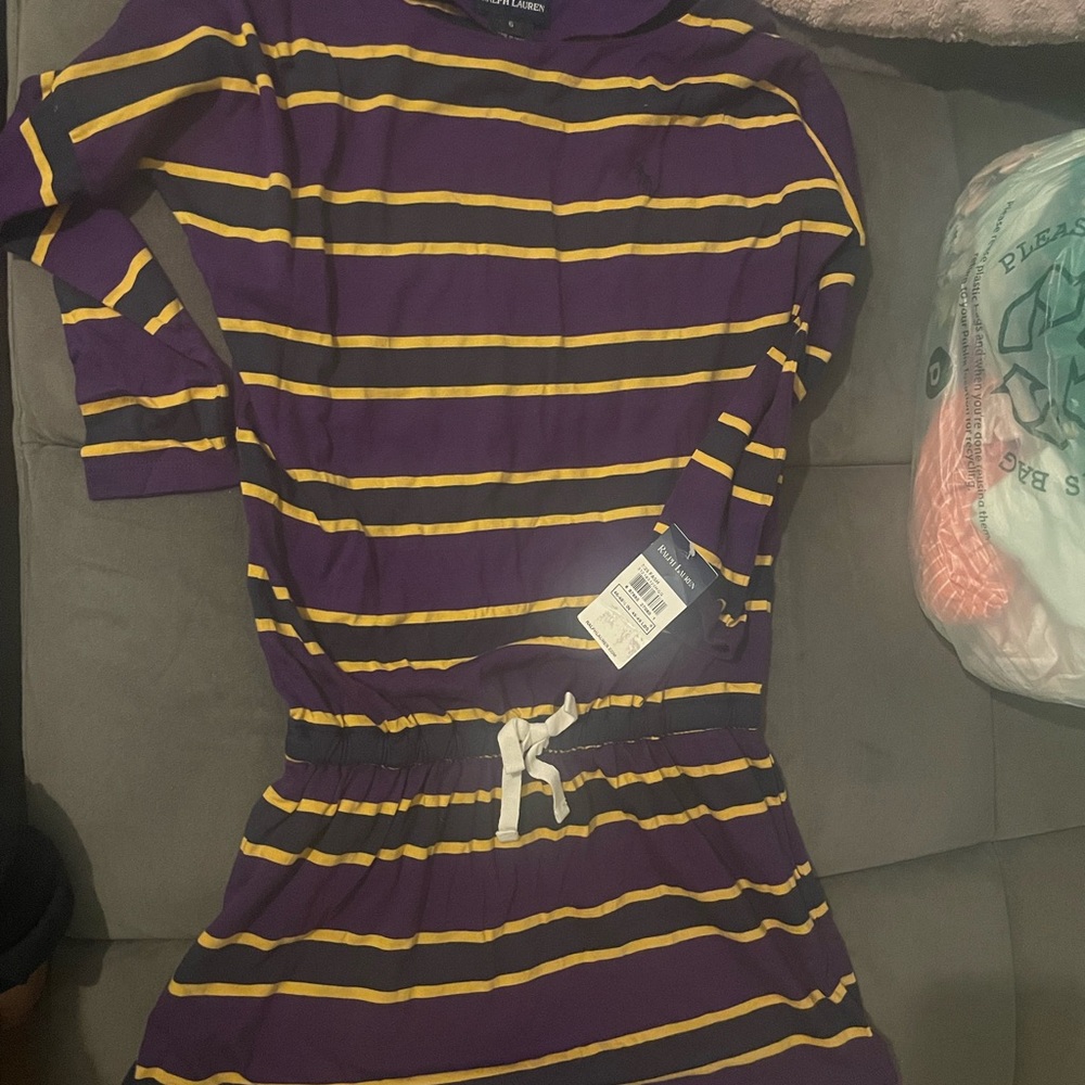 Polo Ralph Lauren Girls dress size 6 BRAND NEW WITH TAGS
